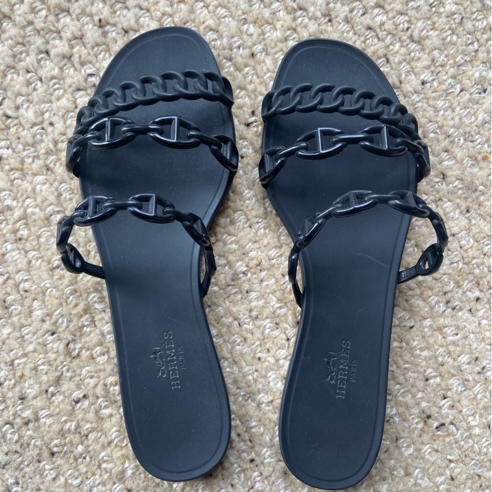 Hermes Rivage Rubber Sandal